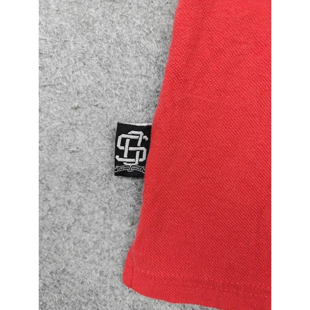 Vintage Old Skool Polo Shirt Boys XL Red Urban Royale‎ 96 Crest Embroidered Logo